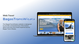BagasTransWisata Website image