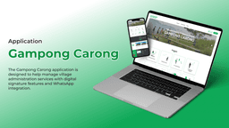 Gampong Carong Application image